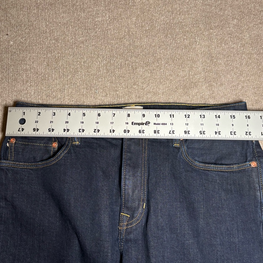 Flint & Tinder Slim Fit Dark Wash Denim Jeans Men’s 31x32 - Picture 8 of 16